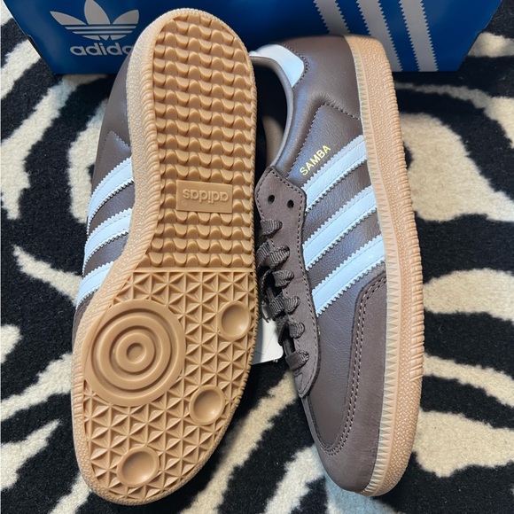 NWT Adidas Samba OG W Sneakers Earth Strata Size Women’s 7 - Picture 13 of 15